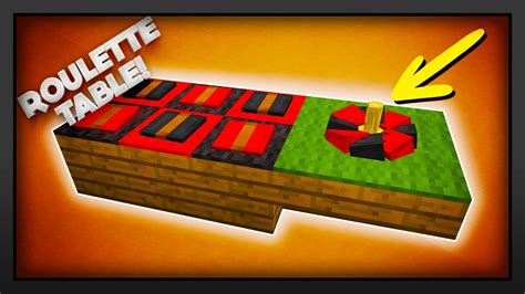 casino games minecraft|Working Roulette Table .